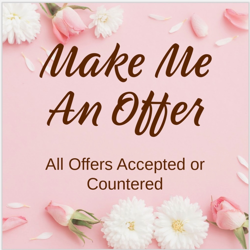 Accepting offers! 🌸🌺